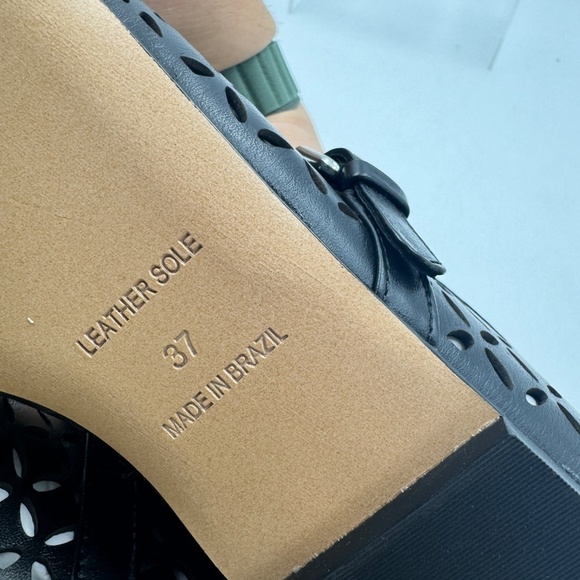 NEW Anthropologie Floral Cutout Flats EUR 37 - Picture 9 of 9